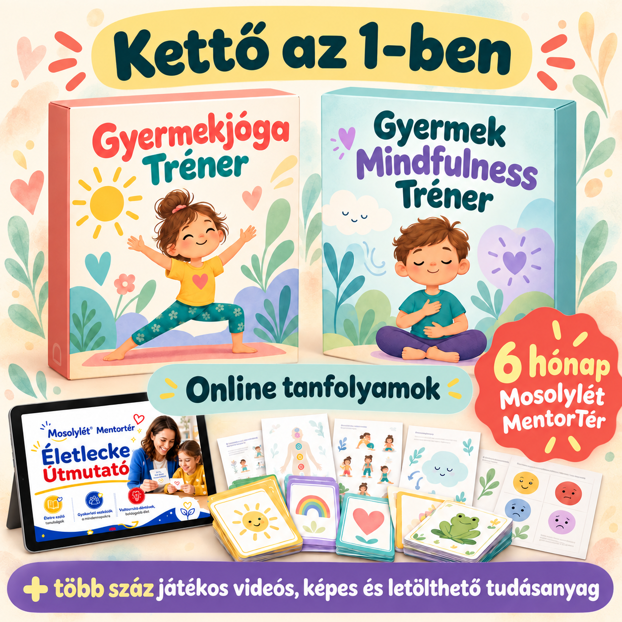 Mosolylét® Védjegyes Gyermekjóga és Gyermek Mindful Tréner leszek! - Image 3