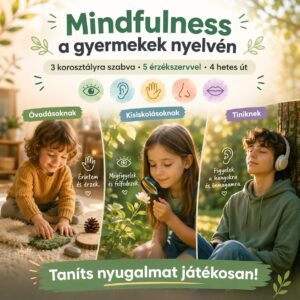 Mindfulness a gyermekek nyelvén az 5 érzékszervvel