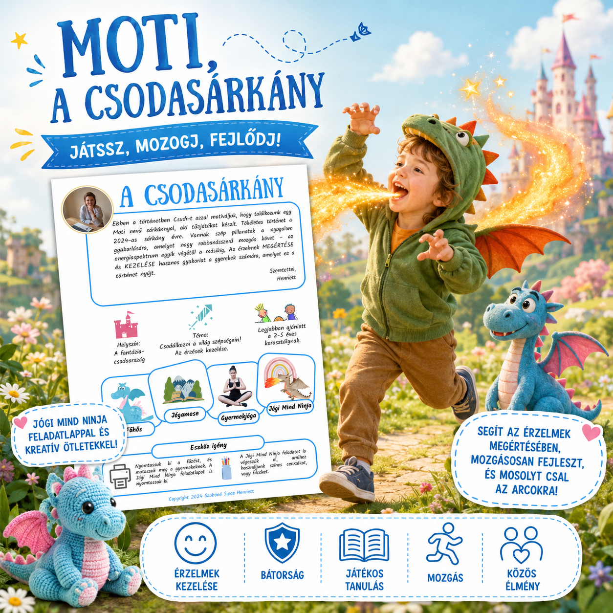 Játssz, mozogj, és fejlődj a Moti a csodasárkánnyal
