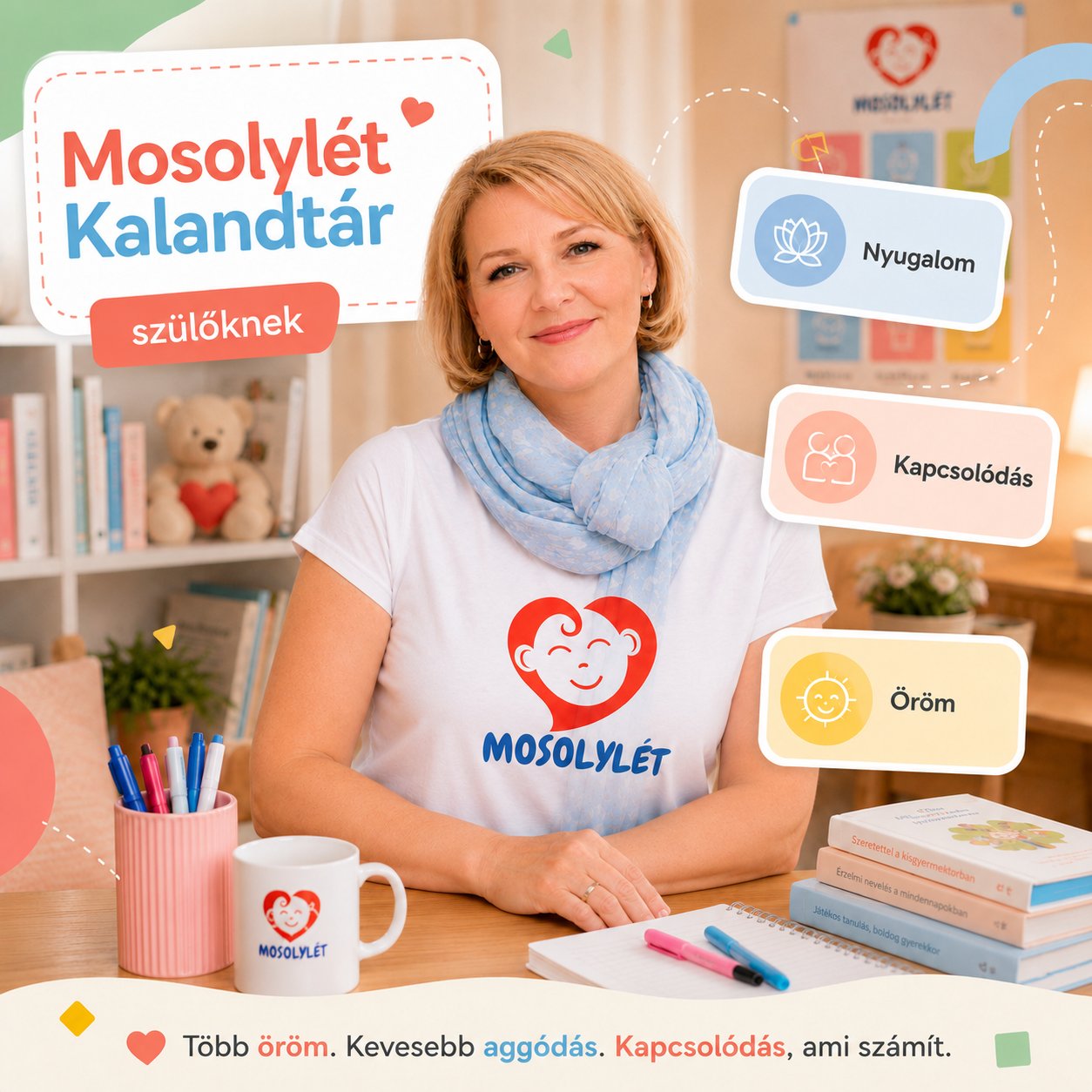 Mosolylét Kalandtár szülőknek: nyugalom, kapcsolódás és öröm